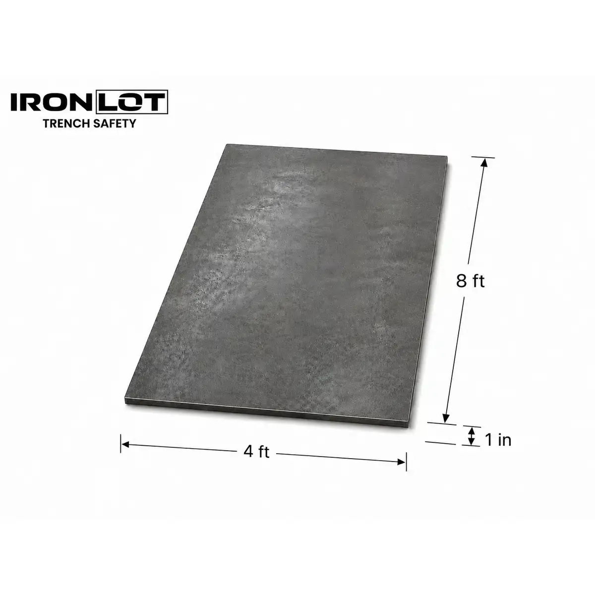 4x8 Road Plate - Iron Lot Trench Safety