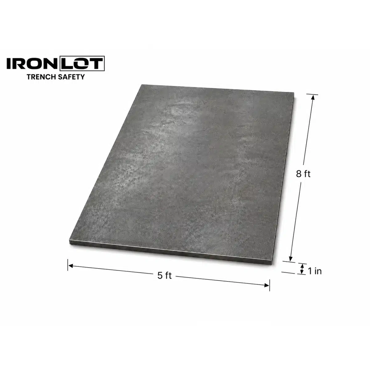 5x8 Road Plate - Iron Lot Trench Safety