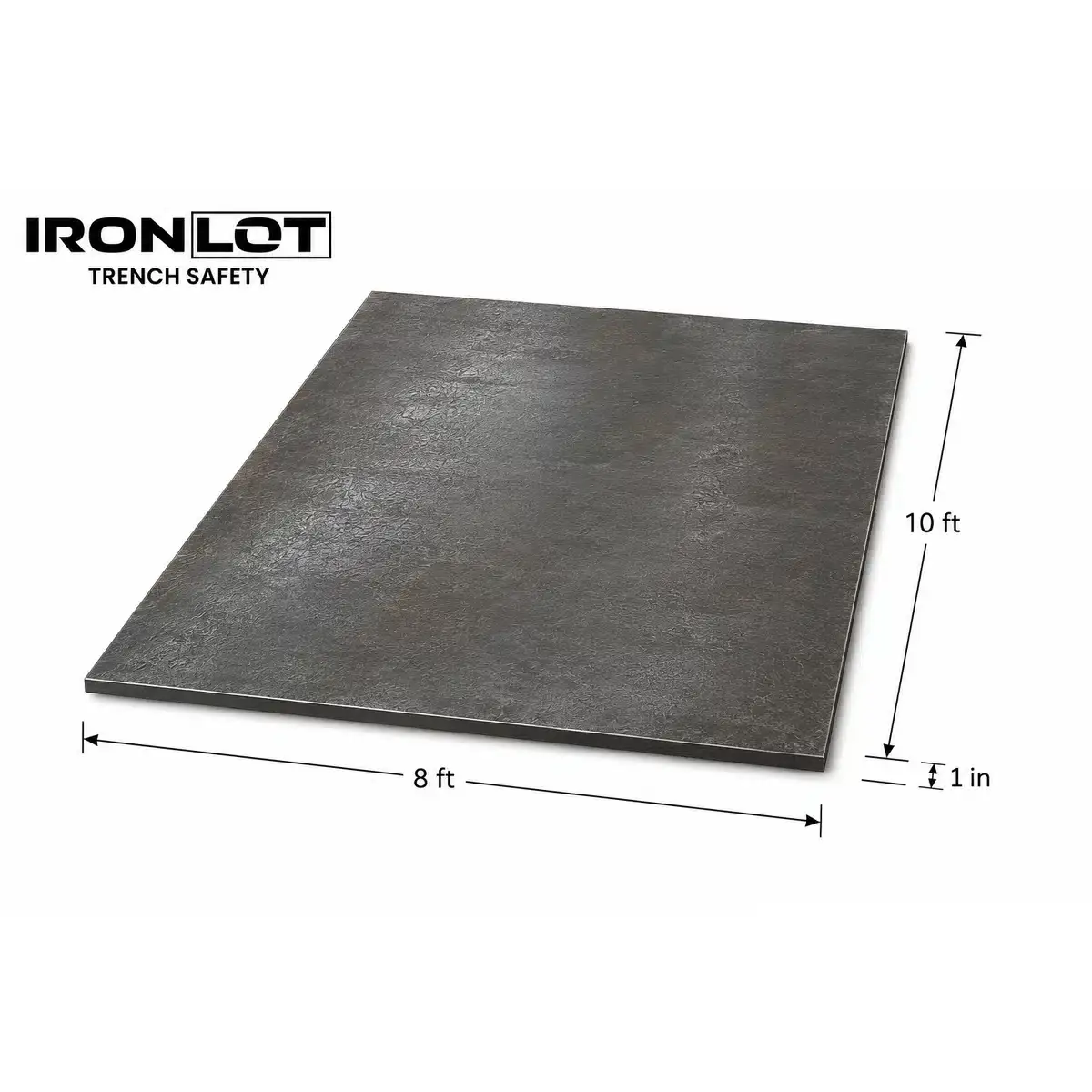 8x10 Road Plate - Iron Lot Trench Safety