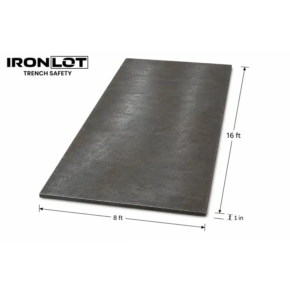 8x16 Road Plate - Iron Lot Trench Safety