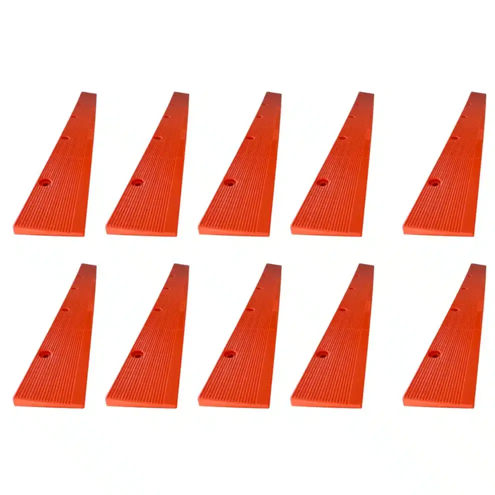 Road Plate Ramps 10 Pack - Iron Lot Trench Safety