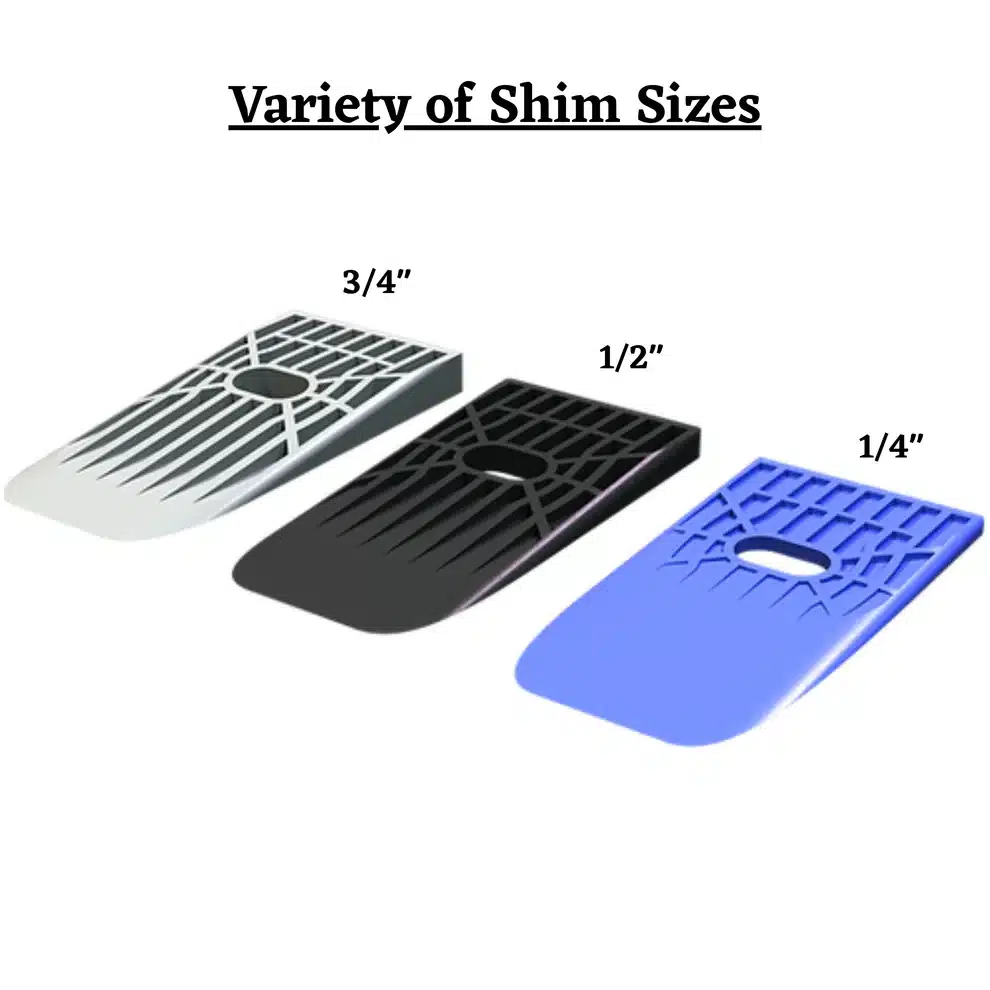 Road Plate Shim Sizes - Iron Lot Trench Safety